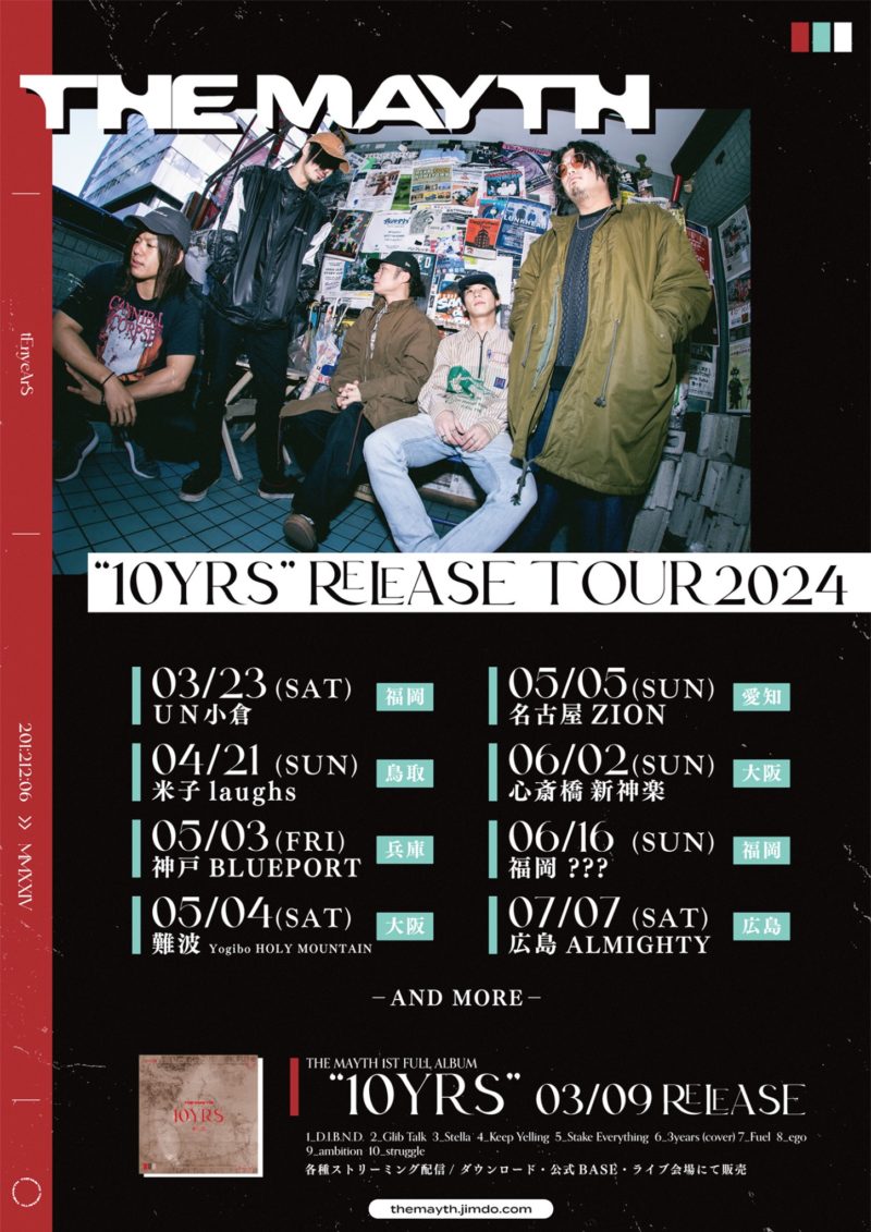 THE MAYTH “10YRS” Release Tour 2024