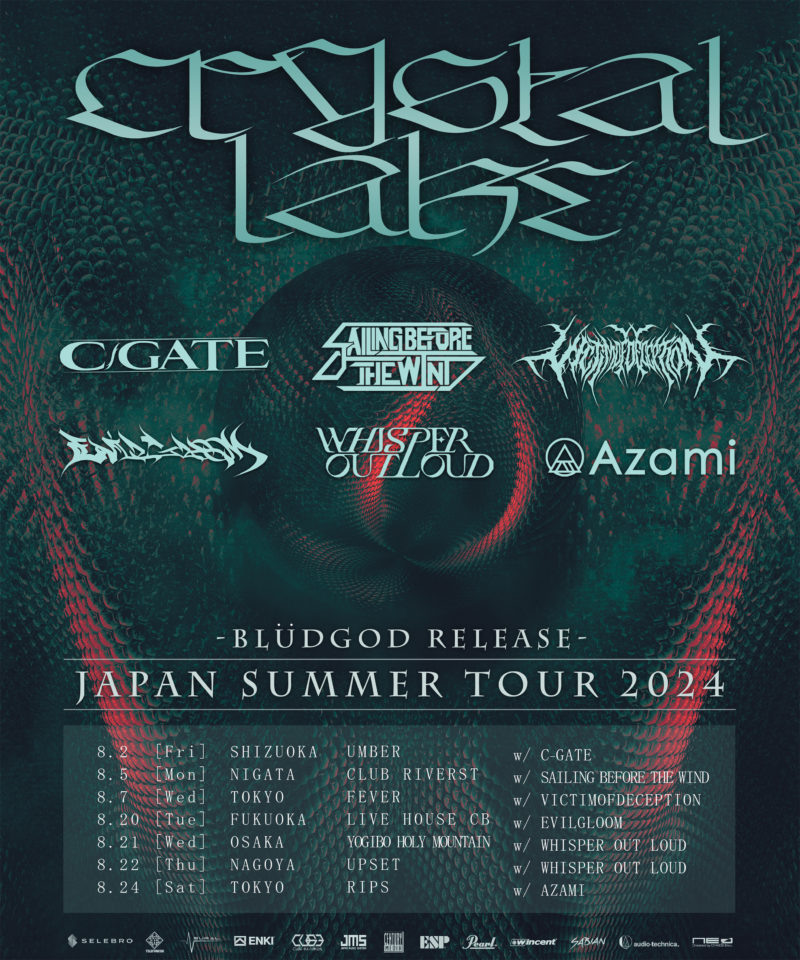Crystal Lake BlüdGod Release Japan Tour 2024