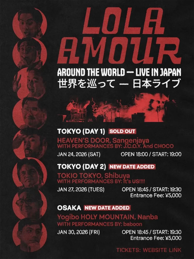 LOLA AMOUR AROUND THE WORLD – LIVE IN JAPAN
