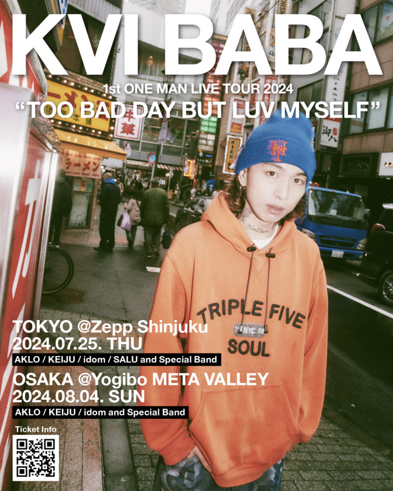 Kvi Baba 1st One Man Live Tour 2024『Too Bad Day But Luv Myself』